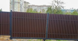 Купить распашные ворота из штакетника Донской, цена от 2748 руб.