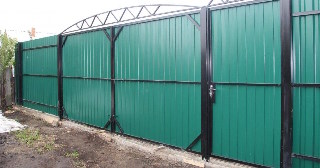 Купить ворота из профнастила Донской, цена от 4095 руб.