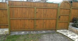 Купить распашные ворота деревянные Донской, цена от 2748 руб.